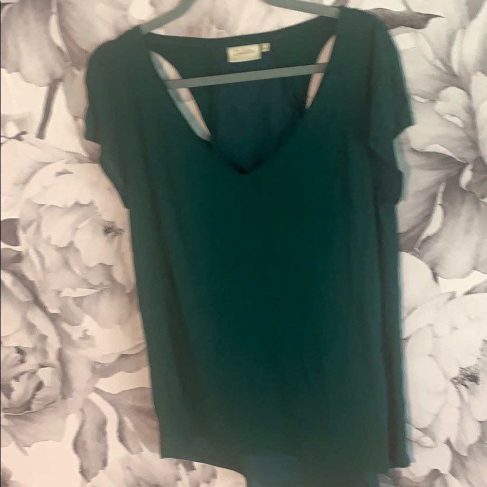 Urban Outfitters solid tee with back cutouts